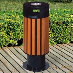 Thùng Rác Gỗ Tự Nhiên