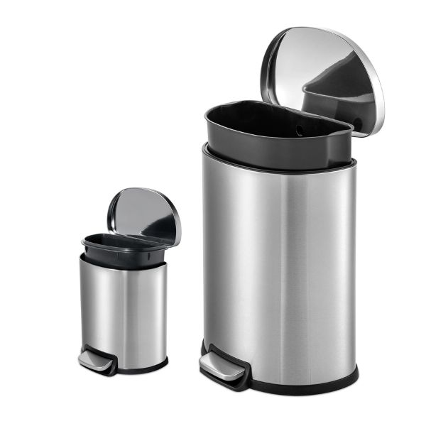 Thùng Rác Inox Cao Cấp Sang Trọng Hiện Đại Cho Mọi Không Gian - RTRI00038 1 Thùng Rác Inox Hiện Đại