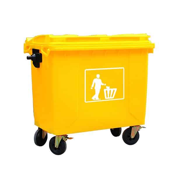 Thùng Rác Lớn Nhựa HDPE Dày Dặn Ngăn Mùi - RTRL00025 1 Thùng Rác Lớn Nhựa Cao Cấp