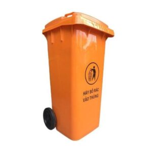 Thùng Rác Nhựa 120L Có Bánh Xe Cao Cấp