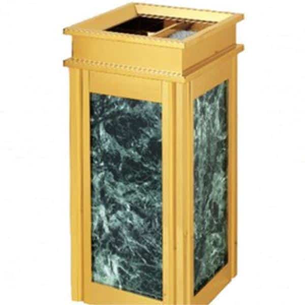 Thùng Rác Đá Hoa Cương Có Gạt Tàn Bền Bỉ