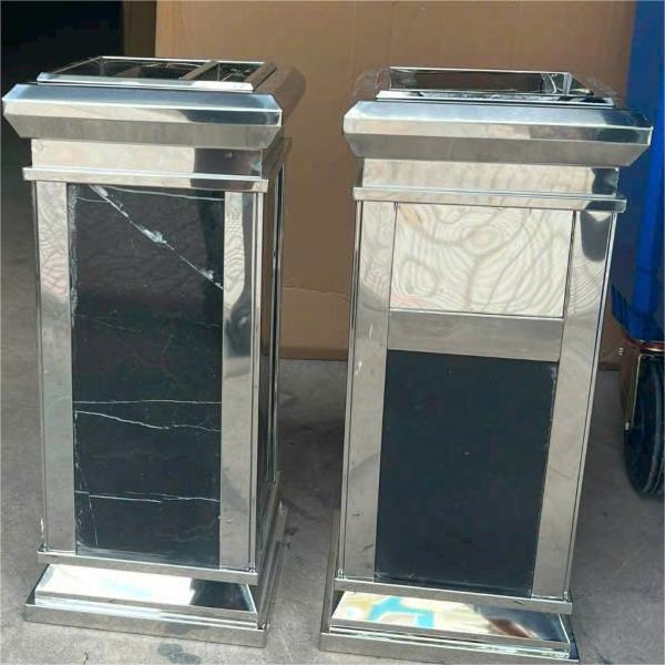 Thùng Rác Đá Hoa Cương Sang Trọng Gọn Gàng