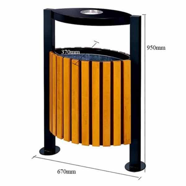 Thùng Rác Gỗ Bền Đẹp Giá Tốt
