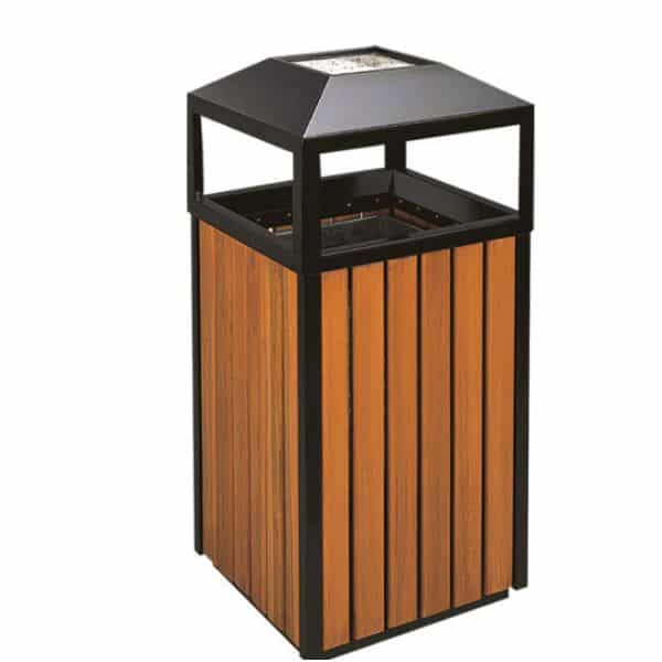 Thùng Rác Gỗ Bền Đẹp Ngoài Trời