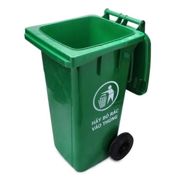 Thùng Rác Nhựa Có Mái Che Vòm Chống Nước Mưa - RTRN00047 1 Thùng Rác Nhựa Chuyên Dụng Không Mùi