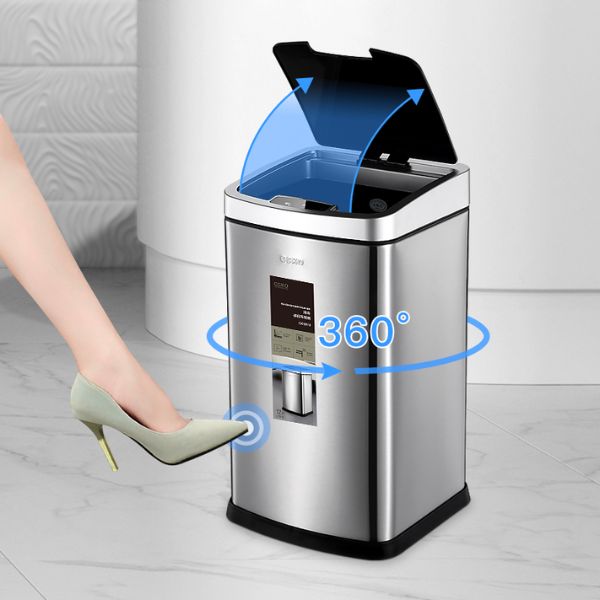 Thùng Rác Thông Minh Cảm Biến Khử Khuẩn