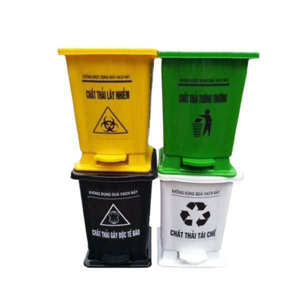 Thùng Rác Y Tế Nhỏ Gọn Khử Khuẩn 