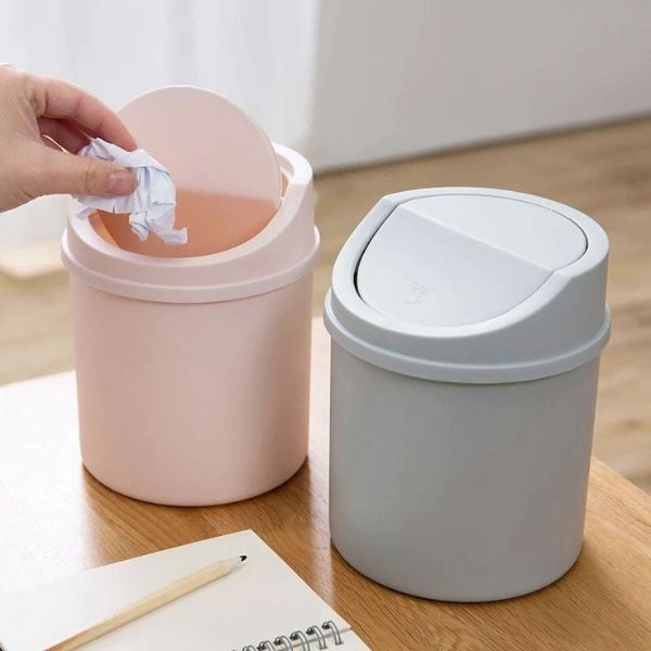 Thùng Rác Nhựa Để Bàn Mini Cute Cho Bé – Người Bạn Nhỏ Giúp Bé Tạo Thói Quen Sạch Sẽ - RTRN00049 3 Thùng Rác Nhựa Để Bàn Mini Đơn Giản