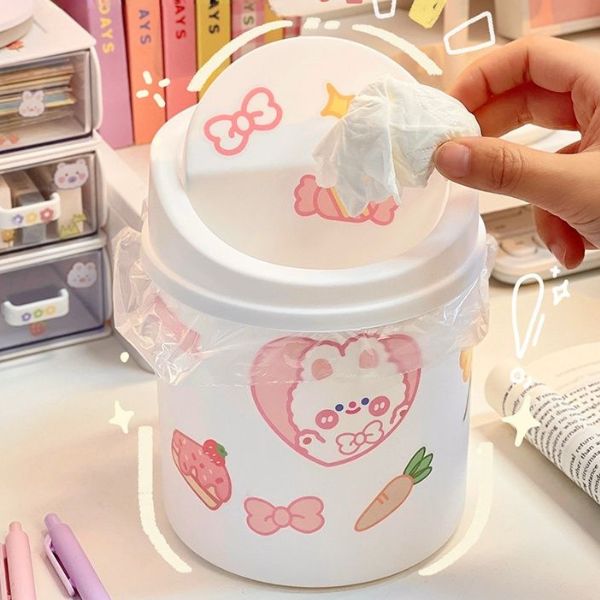 Thùng Rác Nhựa Để Bàn Mini Cute Cho Bé – Người Bạn Nhỏ Giúp Bé Tạo Thói Quen Sạch Sẽ - RTRN00049 1 Thùng Rác Nhựa Để Bàn Mini Giá Rẻ Nhất