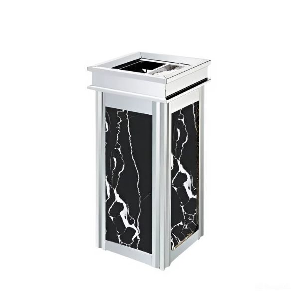 Thùng Rác Đá Hoa Cương Nguyên Khối Cao Cấp