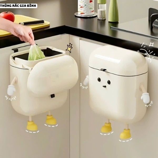 Thùng Rác Gia Đình Gọn Nhẹ Thẩm Mỹ