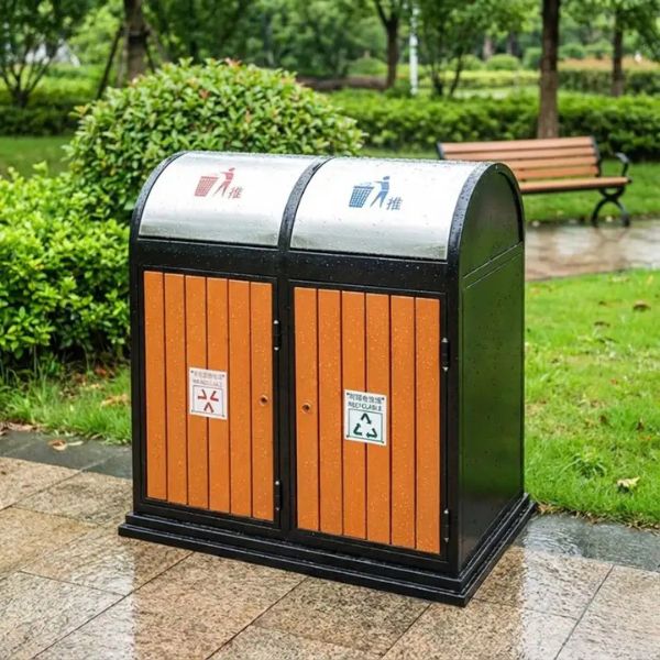 4 Lý Do Nên Chọn Thùng Rác Gỗ Chất Lượng Cho Không Gian Đô Thị Hiện Đại Và Duy Mỹ 1 Thùng Rác Gỗ Chất Lượng Chống Nước