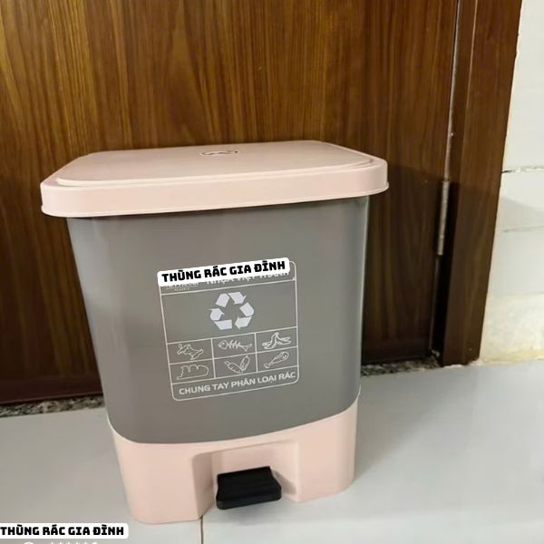Thùng Rác Gia Đình Dễ Vệ Sinh Chắc Chắn