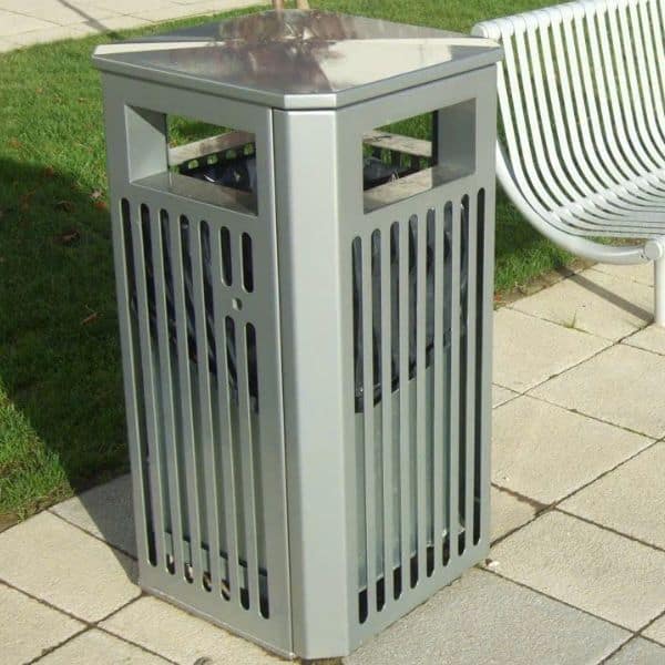 Thùng Rác Inox Sáng Bóng Cao Cấp 