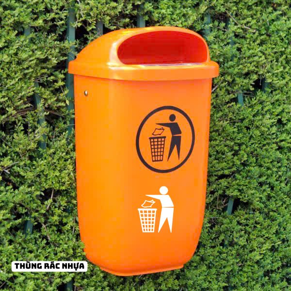 Thùng Rác Nhựa Gọn Nhẹ Dễ Vệ Sinh