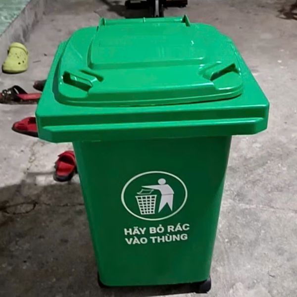 Thùng Rác Nhựa Kháng Khuẩn Bảo Vệ Không Gian Sống - RTRN00057 3 Thùng Rác Nhựa Kháng Khuẩn Chắc Chắn