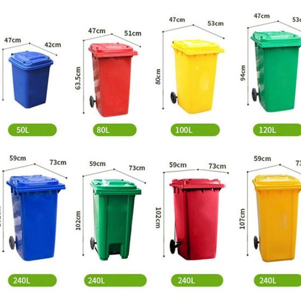 Thùng Rác Nhựa Có Nắp Đạp Chân Tiện Lợi Thông Minh