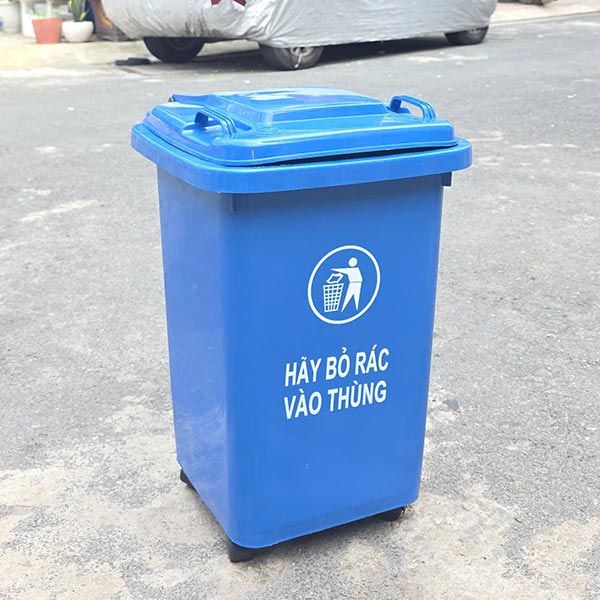 Thùng Rác Nhựa Dẻo Dày Dặn 60 Lít
