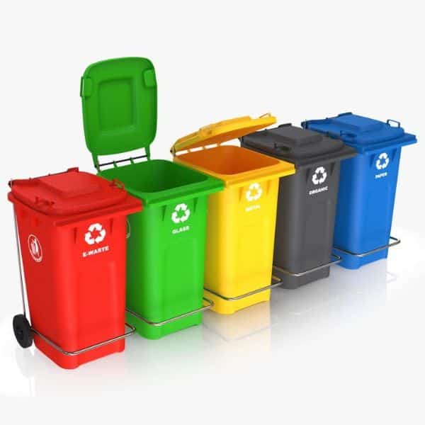 Thùng Rác Nhựa Hiện Đại Phù Hợp Không Gian Nhỏ - RTRN00059 3 Thùng Rác Nhựa Hiện Đại Có Nắp