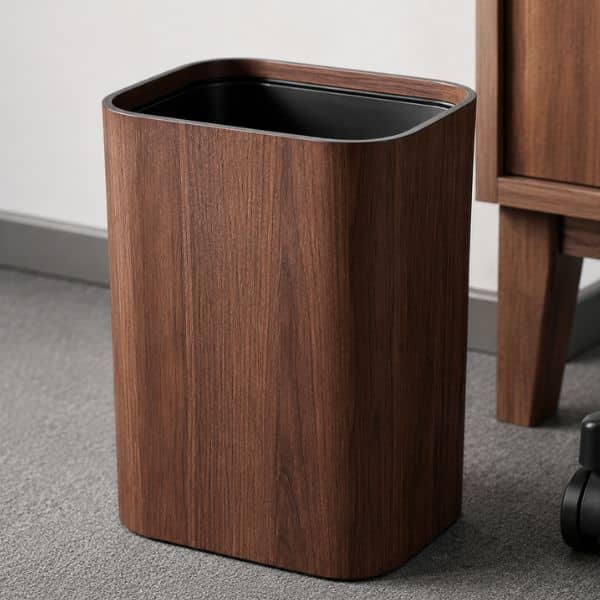 Thùng Rác Văn Phòng Giả Gỗ Đẹp