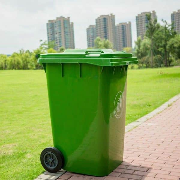 Thùng Rác Nhựa Ngoài Trời Dung Tích Lớn 240L