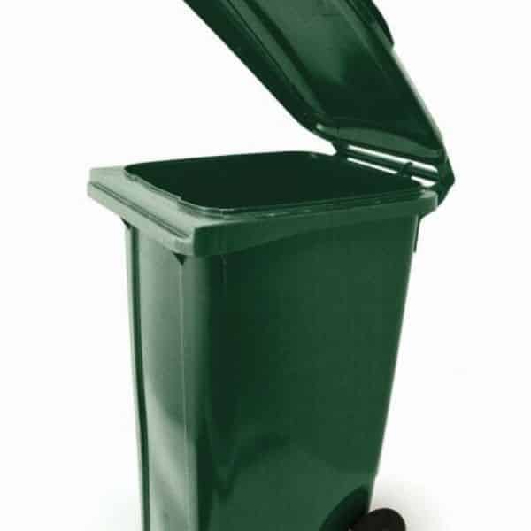 Thùng Rác Nhựa Ngoài Trời Dung Tích Lớn Có Bánh Xe