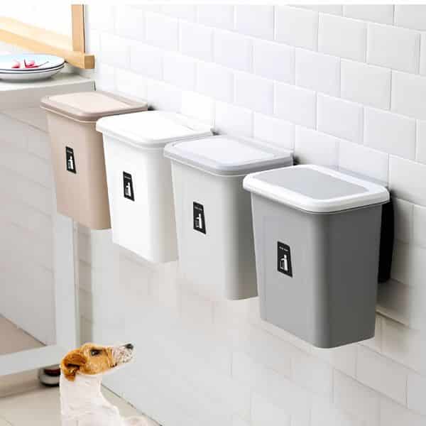 Thùng Rác Nhựa Treo Tường Tiết Kiệm Diện Tích