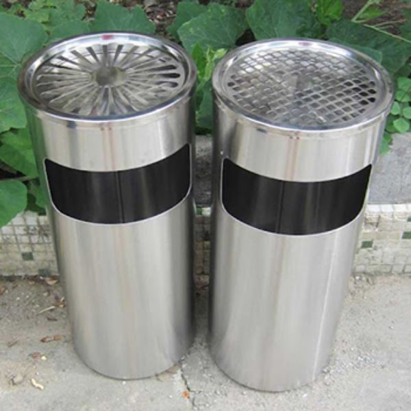 Thùng Rác Công Cộng Có Gạt Tàn Chất Lượng