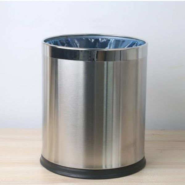 Thùng Rác Inox Có Nắp Dung Tích 20 Lít