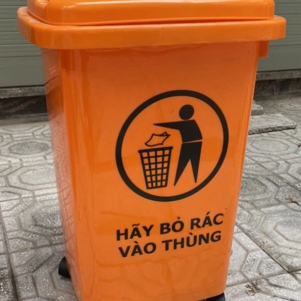 Thùng Rác Nhựa Chất Lượng Tốt HDPE Bền Đẹp
