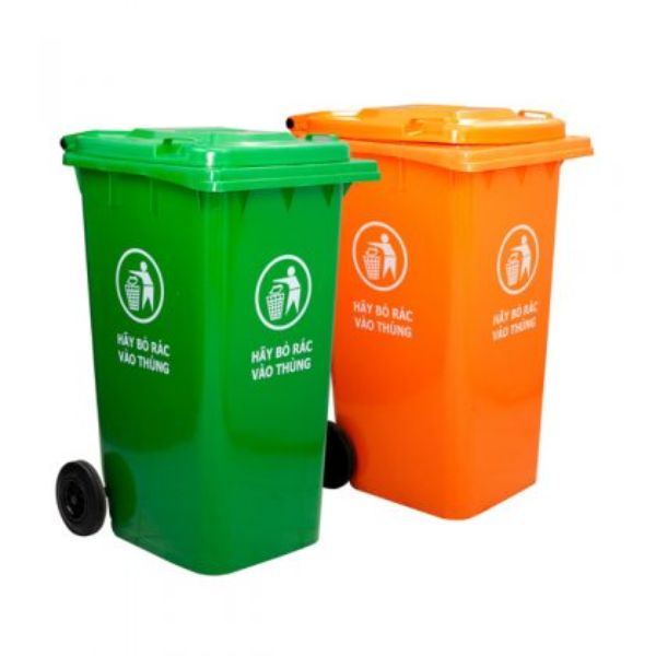Thùng Rác Nhựa Chất Lượng Tốt HDPE Có Bánh Xe