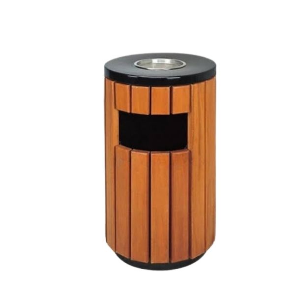Thùng Rác Gỗ Ngoài Trời Bền Đẹp Phù Hợp Với Mọi Không Gian - RTRG00026 2 Thùng Rác Gỗ Ngoài Trời Bền Đẹp Cao Cấp