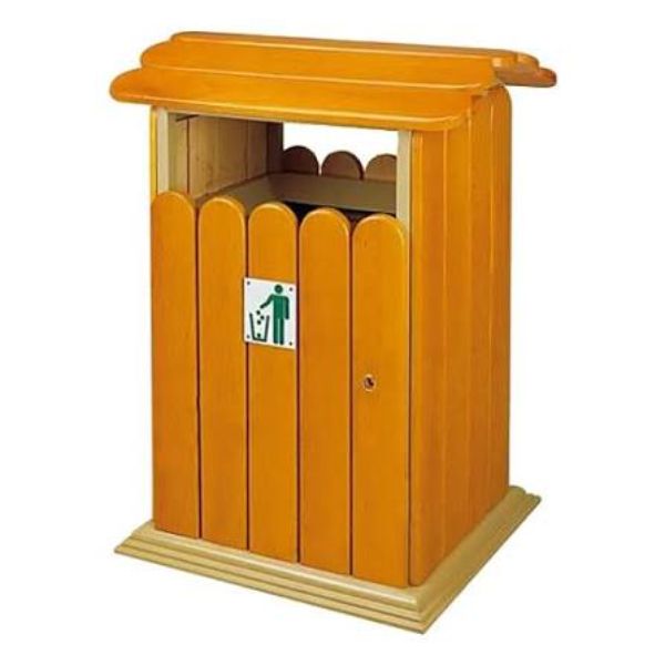 Thùng Rác Gỗ Sảnh Khách Sạn Thiết Kế Đẹp